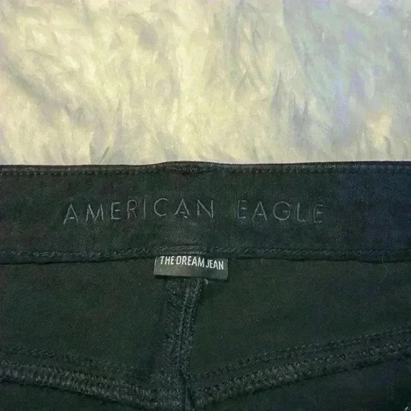 American Eagle The Dream Jean Curvy Super High Rise Distressed Jegging Size 6 - Picture 7 of 13